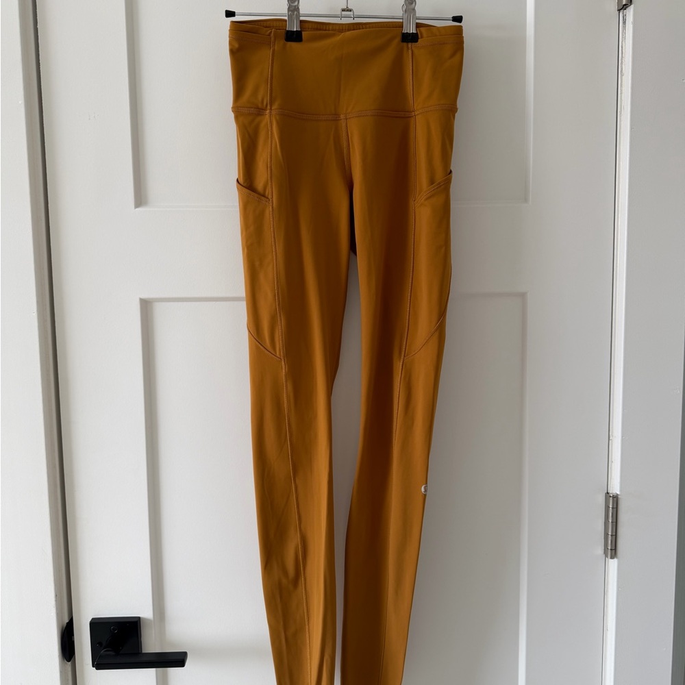 Lululemon Fast and Free High-Rise Tight with Pockets (Spiced Bronze | 4)